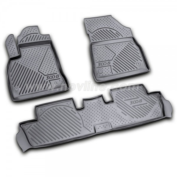3D Patosnice PEUGEOT 3008 2010-2017, set 4 kom. 3D Patosnice PEUGEOT 3008 2010-2017, set 4 kom.